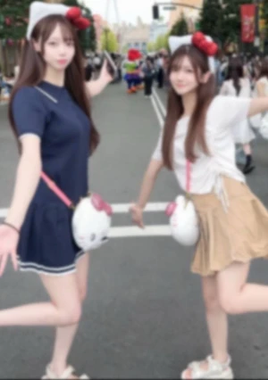 高からの同旧生のﾕｲ＆ﾋｶﾙのﾊｰﾚﾑ３P。過去最高美女のW潮吹きに連続中出しでFC２に歴史を刻む。