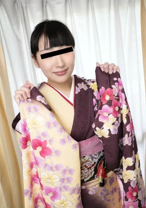 イキまくり振袖軟巨乳娘