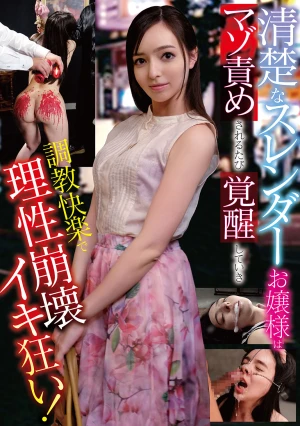 清楚なスレンダーお嬢様はマゾ責めされるたび覚醒していき調教快楽で理性崩壊イキ狂い！ 西田カリナ