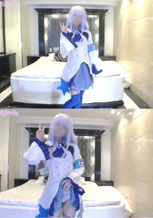 メス●キリゼ様コスでふみふみ。逆襲えっちしちゃいました(*´ω｀*\) エッチ大好き細身●リデカくりぺったん新人くじらちゃんにお願いっ！