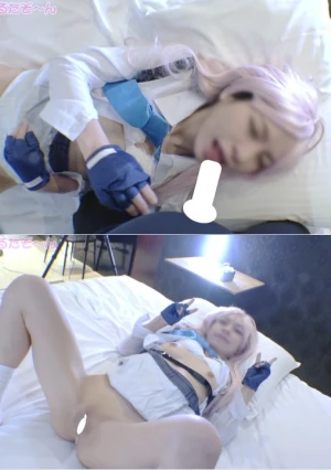 ド美人でドスレンダーな新人ちっこいレイヤーさんでブルアカ制服ホシノやっちゃいました！オナニー＆えっち編