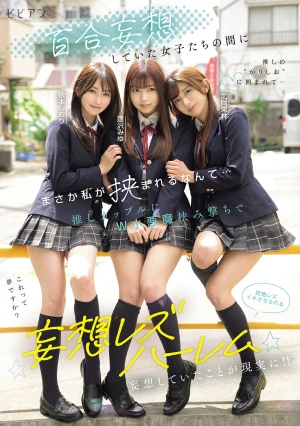 百合妄想していた女子たちの間にまさか私が挟まれるなんて… 推しカップルにW小悪魔挟み撃ちで悶絶レズイキさせられる妄想レズハーレム 逢沢みゆ 北岡果林 依本しおり
