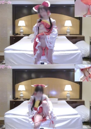 スレンダー美人なアパレル系陰キャダウナーレイヤーＹさんで東方姫巫女霊夢やってもらいました。 オナニー編