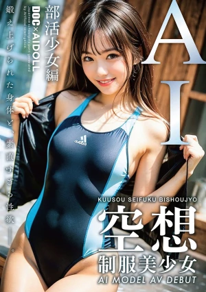 空想制服美少女 AI MODEL AV DEBUT 部活少女編