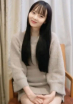 【無】 (極)清楚系スレンダー美脚美女！ちょ～小顔でサラサラ美黒髪の人生初ゴックン⤴美し過ぎるビジュアに天然ヘアーも最高！ゴックン中だし