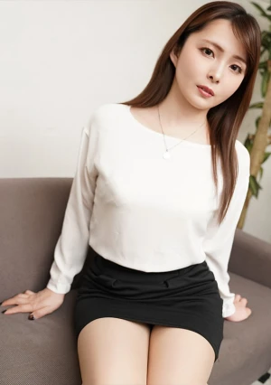 Adulterous Female Boss Provokes Her Subordinate By Wearing Pantyhose With Holes That Expose Her Bare Buttocks.