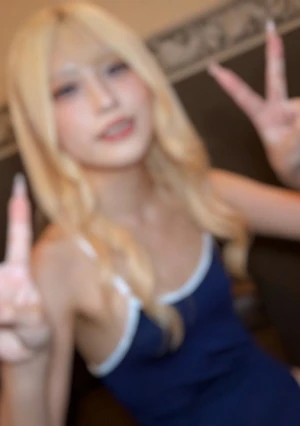Blonde White Gal In A School Swimsuit And Knee-high Socks Is Too Erotic! Another Record For The Longest Ejaculation Distance With Nipple Licking And Handjob ⤴ Swallow, Three Ejaculations With Internal Cumshot And She's Defeated