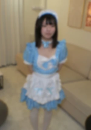 【無】150cm台低身長の剛毛口刂マ〇コ女子大生最終回！コンカフェ用のメイドコスでおチ〇ポ様にご奉仕中出し♡
