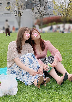 【奇跡の数量限定】22歳ドスケベOL♀ｘ２ Ｇカップ♥Ｋカップ爆乳むすめＧＥＴ　男３人で我武者羅ハメまくり中出しブッカケしまくり乱交５Ｐパーティ【天国】