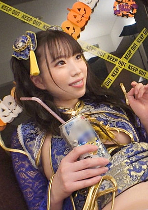 【渋谷ハロウィン2021】二人組コスプレ美女をナンパ成功！エロチャイナ服を着たスレンダー美脚のお姉さんは攻めも受けも両方イケる万能選手！乳首いじりのテクもオマ●コの敏感具合もカンペキ！