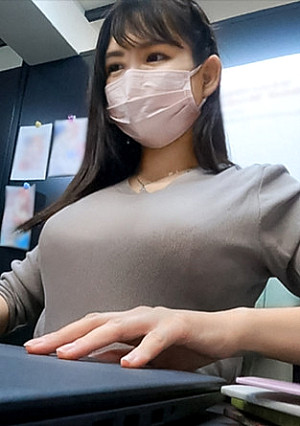 [Sleep Fucking Cum Shot While Voyeuring A Whip Whip Busty Office Lady! 