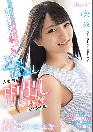 18歳の初体験…追撃ピストントントーン！にエロス大爆発 おま●こ覚醒びっちゃびちゃイキ潮お漏らし 人生初！中出し解禁スペシャル 葵爽
