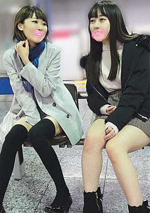 【ダブルチカン】まさかの美人従妹どうし！ニーソ美脚OL＆美巨乳JDを激レア捕獲＊同時電マでシンクロ絶叫イキの敏感遺伝子！【高画質】