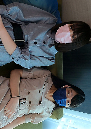 【無修正】３Pで滅茶苦茶にハメ倒したい…その前に 。仲良し以上、レズビアン未満　正真正銘のお友達 まり＆りえ 【３Pへのプロローグ】