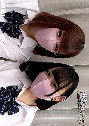 独占販売 【個撮53】2人の顔出し20歳のパイパンと制服3P 何度も中出しから交互挿入