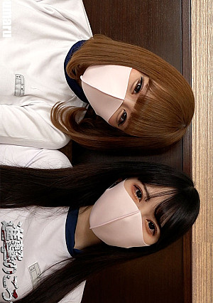 独占販売 【個撮63】2人の顔出し20歳のスジパイパンと制服3P 連続中出しから何度も再注入後お掃除フェラ