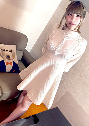 【無】キレカワフェイスの淫乱JD☆エロい舌技と腰使い。パイパンおま〇こにそのまま生中出し。