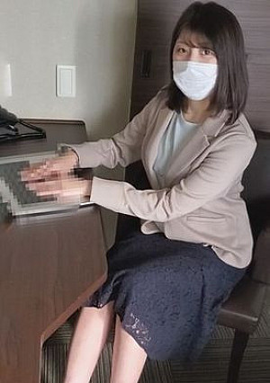 コールセンター勤務の高身長巨乳人妻を応援。中は駄目と言われたのに締まりの良さに暴発中出しに呆然…※４/３まで