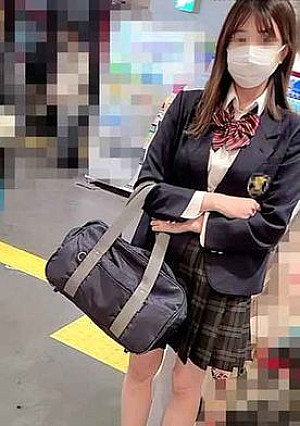 ※今日まで※県立普通科定時制②色白巨乳美少女・母代わりに弟を養う彼女を支援ハメ撮り