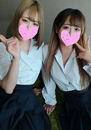 【個人撮影】初めての３Pなのにノリノリの二人。激カワWフェラ～いつもと違う二人の激アツSEX！！正真正銘のお友達３【後編】あみ(22歳)＆あすか(21歳)