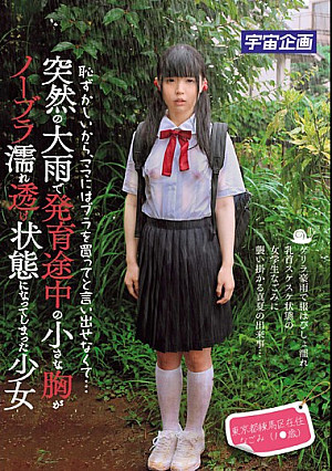 恥ずかしいから、ママにはブラを買ってと言い出せなくて…突然の大雨で発育途中の小さな胸がノーブラ濡れ透け状態になってしまった少女 東京都練馬区在住 なごみ（1●歳）