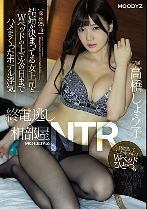 【深夜25時】終電逃し×相部屋NTR 結婚が決まってる女上司とWベッドの上で次の日までハメまくったホテル浮気 高橋しょう子